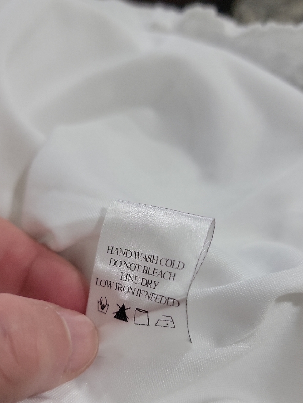 White Dress with Puff Sleeves and Side Cutouts - Picture 10 of 11